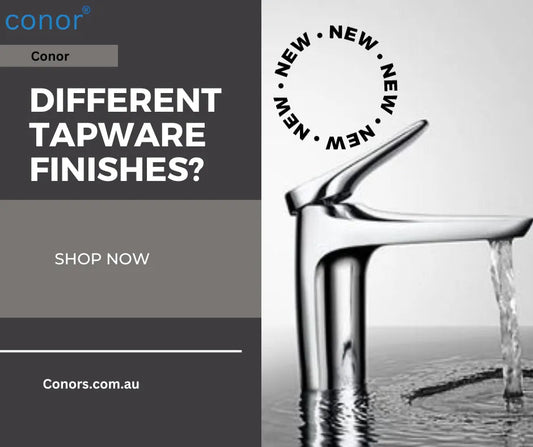 What are the pros and cons of different tapware finishes?
