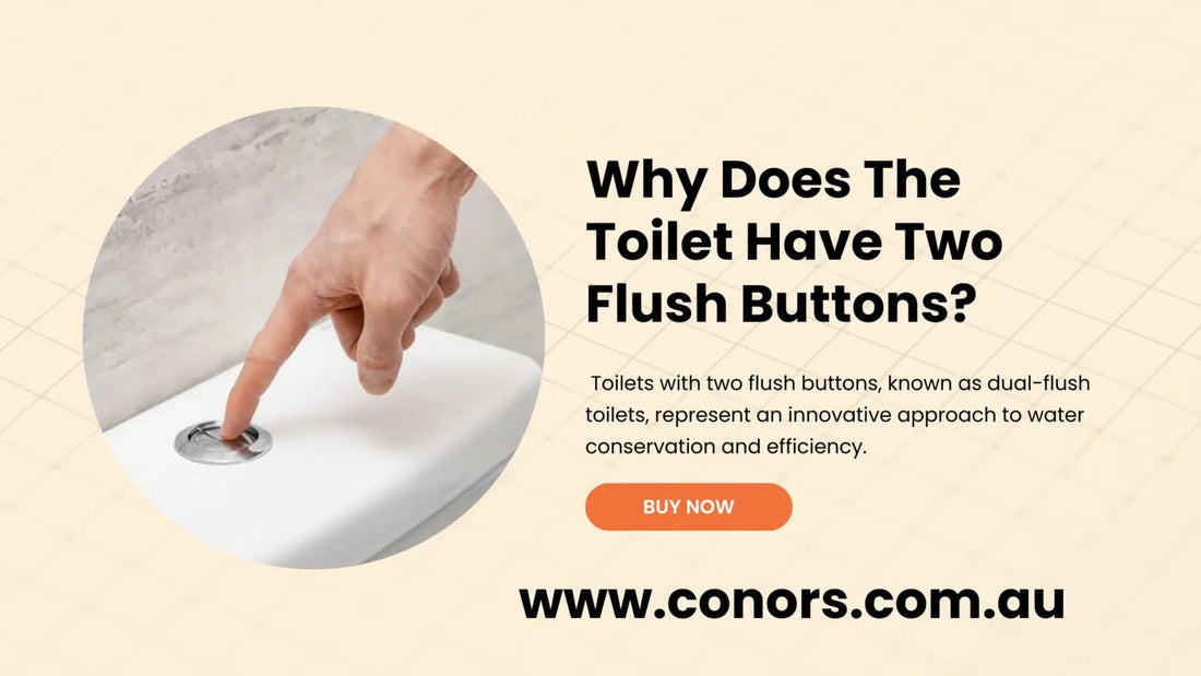 Why Does The Toilet Have Two Flush Buttons?