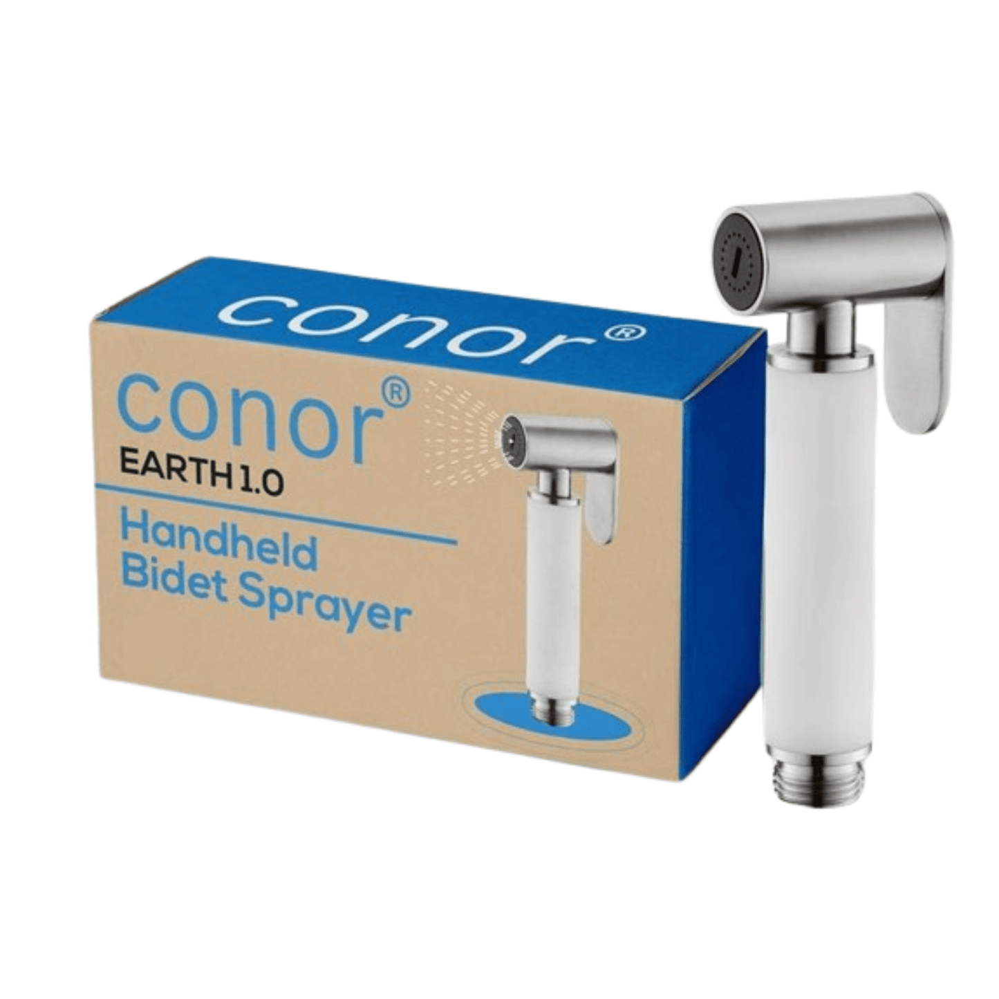 Conor Premium White Handheld Bidet Spray with Installation Kit