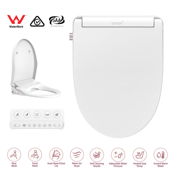 Conor Arista Auto Open Toilet Bidet Seat with UV Sterilisation