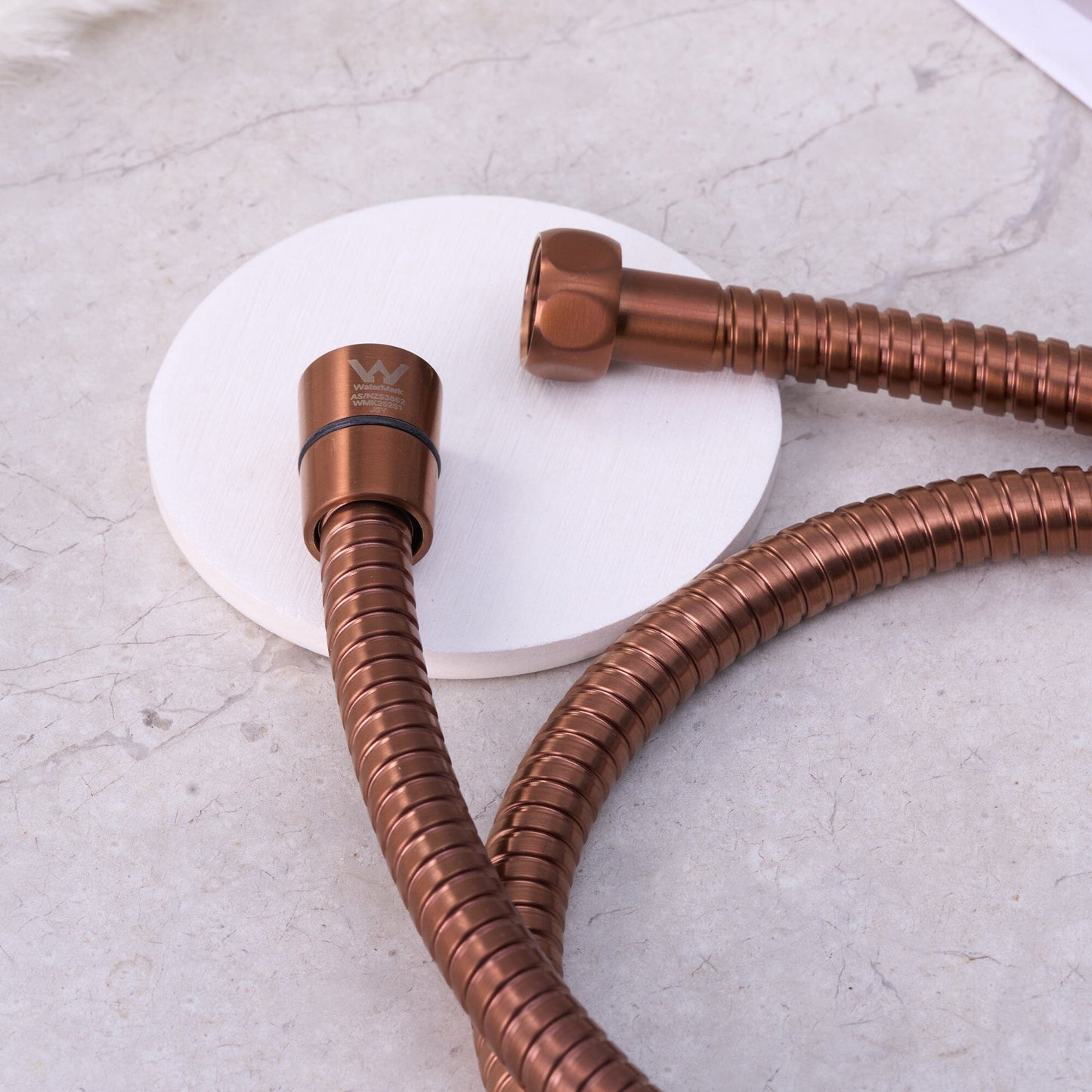 Conor Flexible Bidet Hose Rose Gold conors.com.au