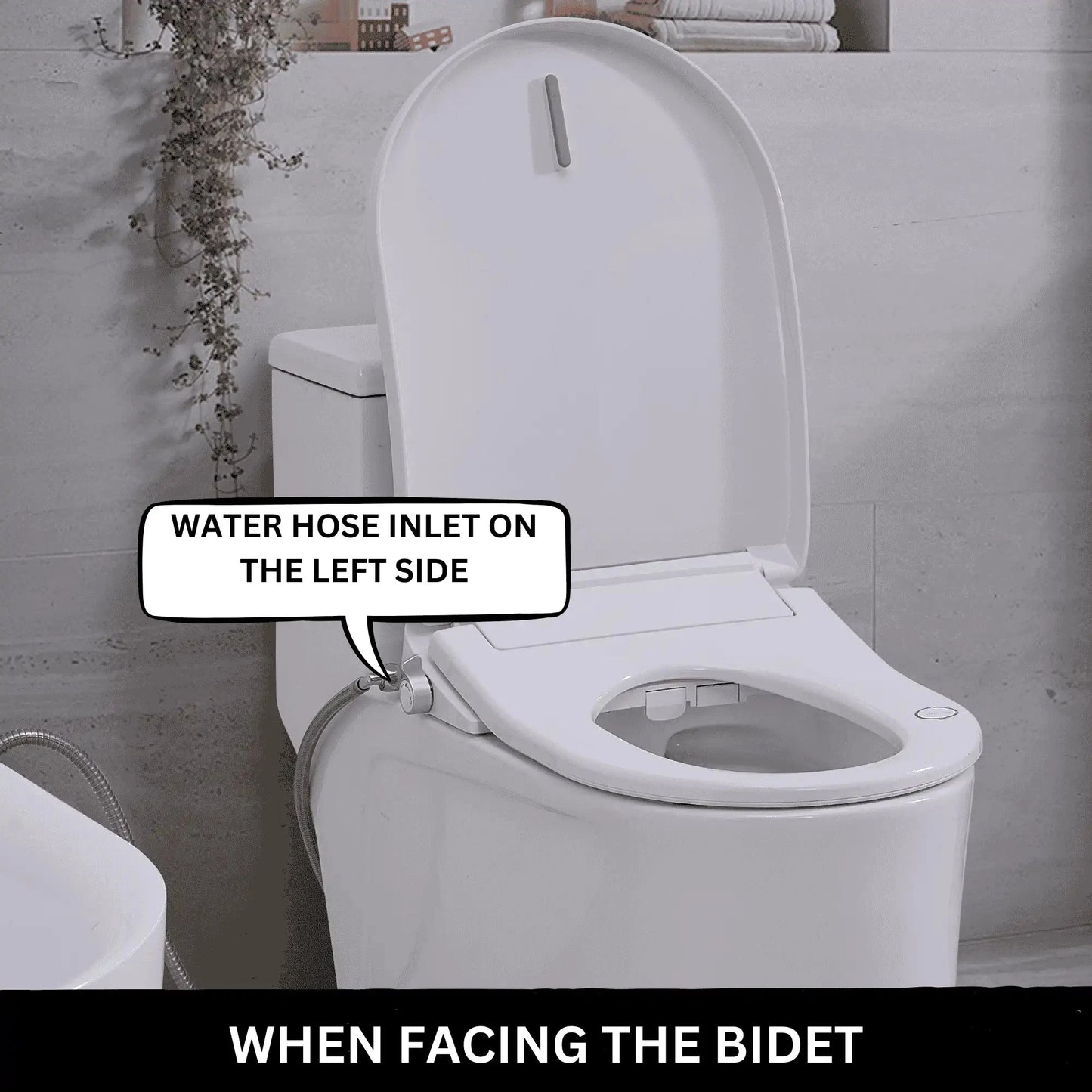 Conor Premium D Shape Heated Smart Bidet Toilet Seat with Installation Kit CONOR BIDET