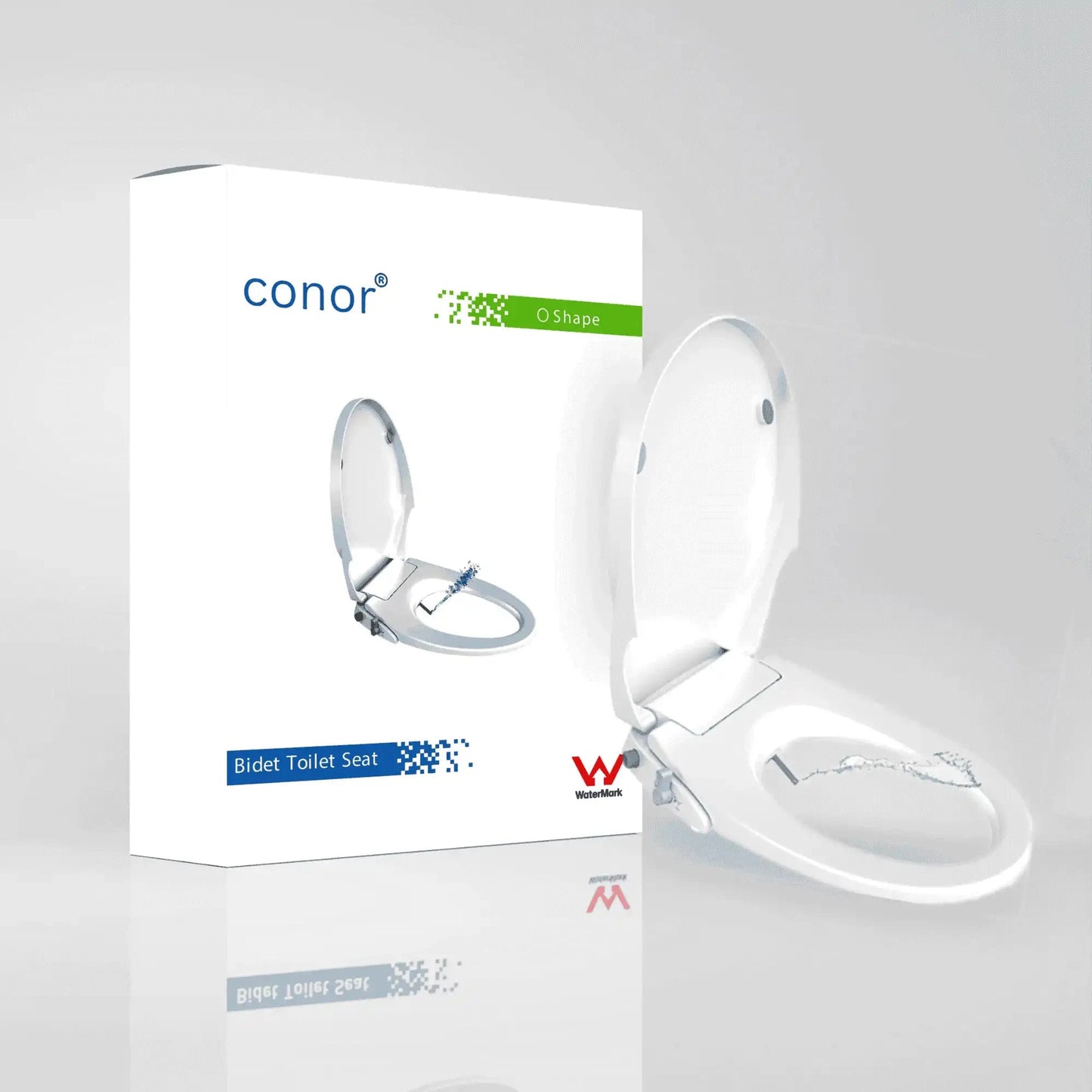 Conor Premium Non Electric O Shape Bidet Toilet Seat with Installation Kit conors.com.au