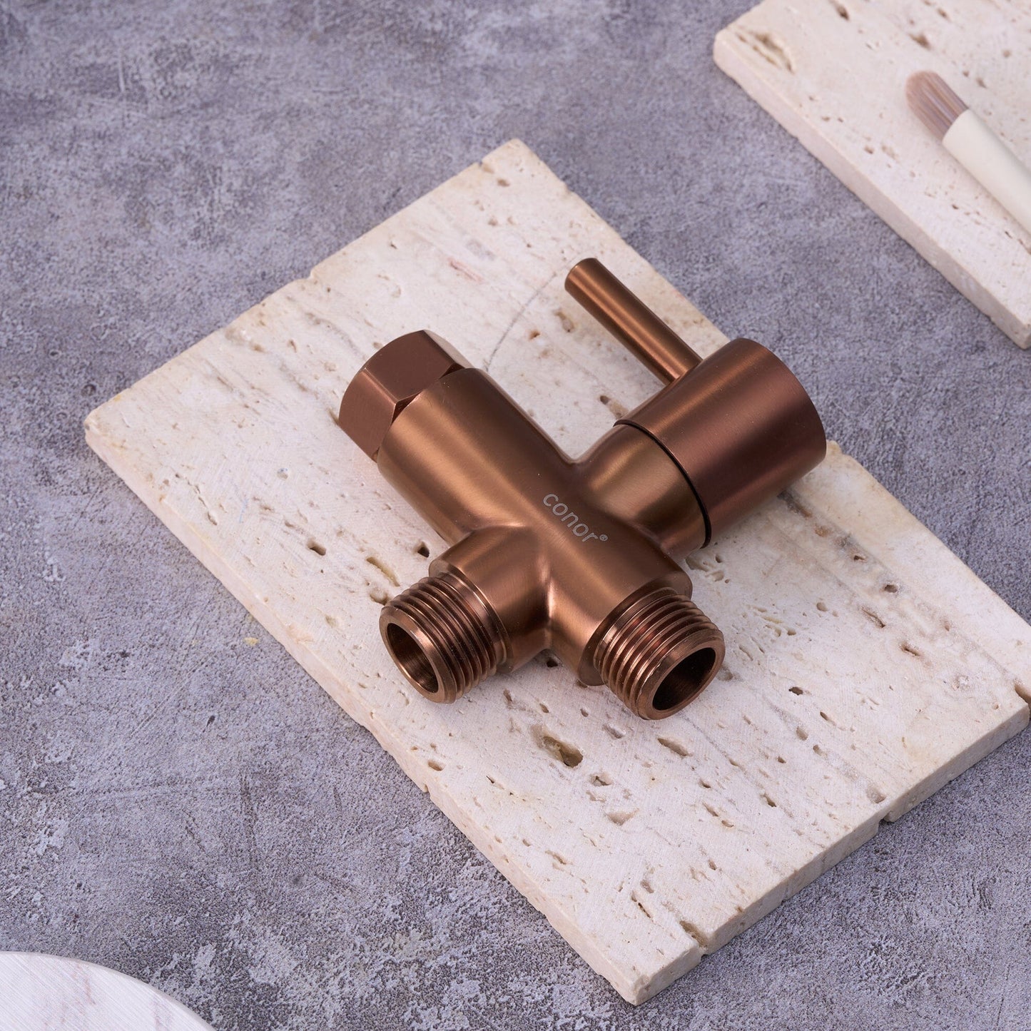 Conor T Adapter/T Valve Rose Gold conors.com.au