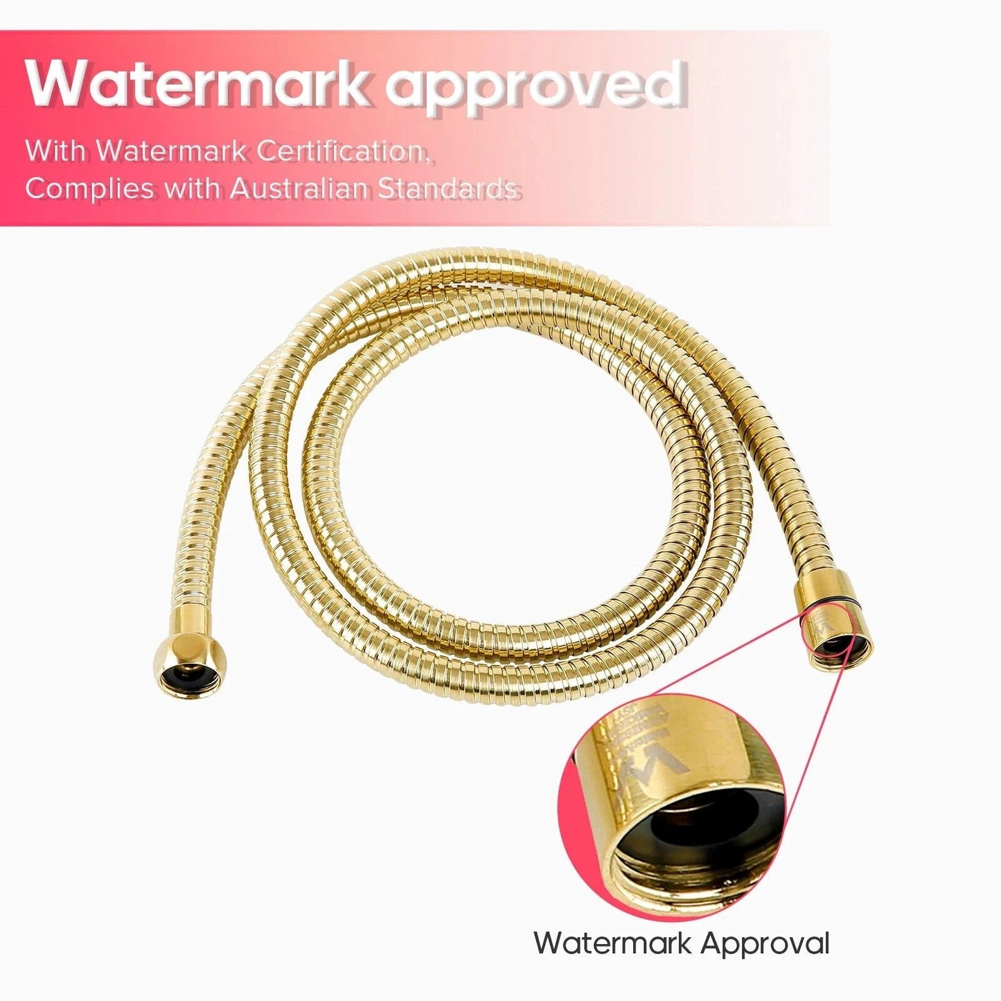 Premium Flexible Bidet Hose Gold conors.com.au