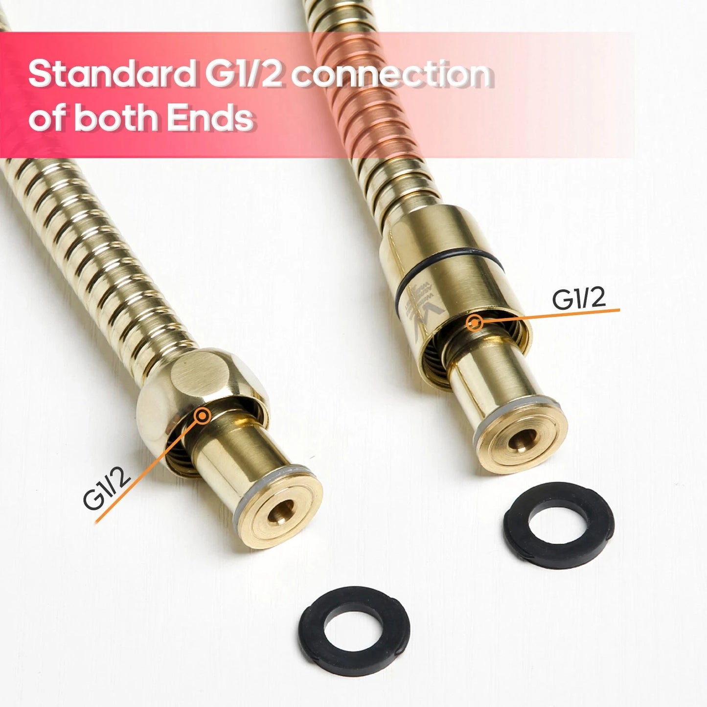 Premium Flexible Bidet Hose Gold conors.com.au