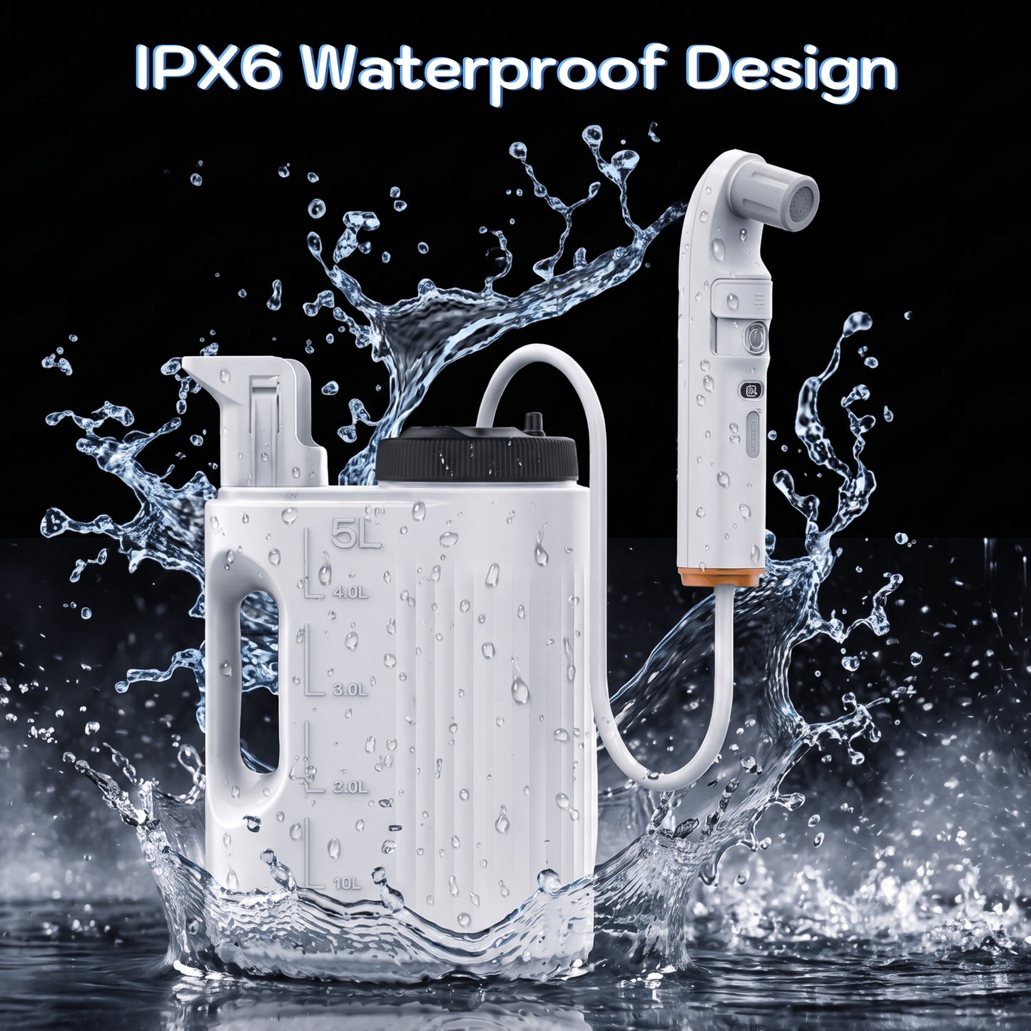 Rinora Portable Bidet Sprayer with 5L Water Reservoir Conor