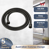 Premium Flexible Bidet Hose Matte Black