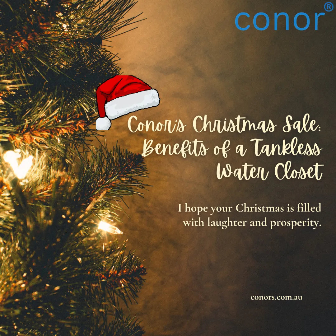Conor’s Christmas Sale: Benefits of a Tankless Water Closet