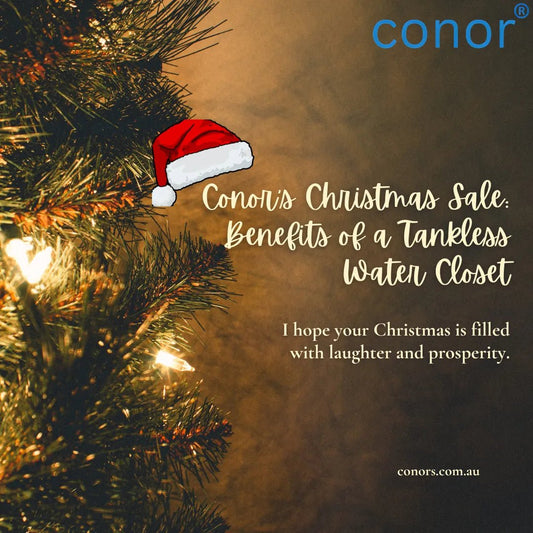 Conor’s Christmas Sale: Benefits of a Tankless Water Closet