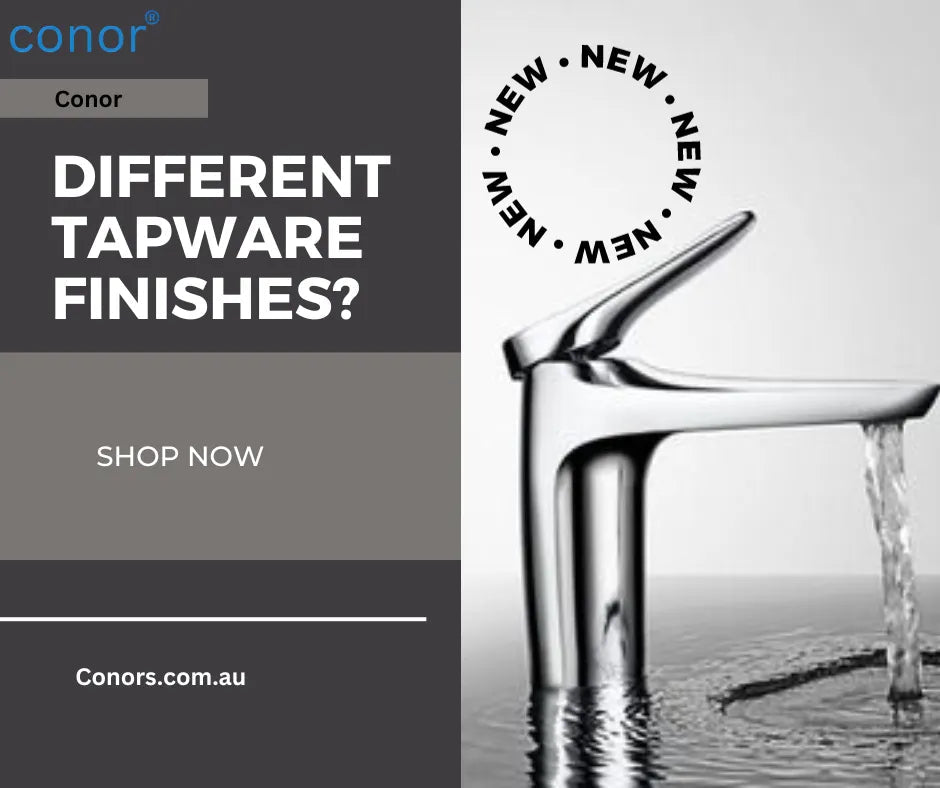 What are the pros and cons of different tapware finishes?