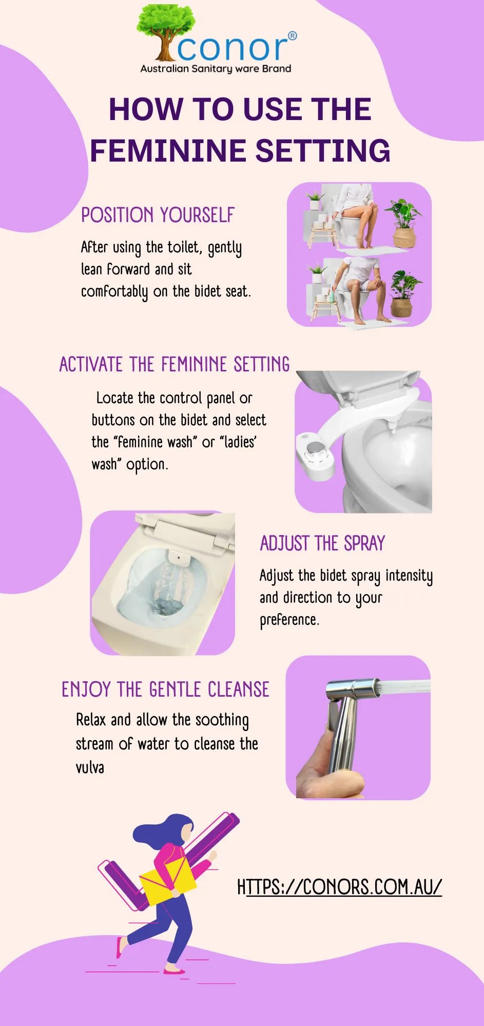 What is the Feminine Setting on a Bidet?