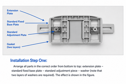 Bidet Seat Extension Bracket