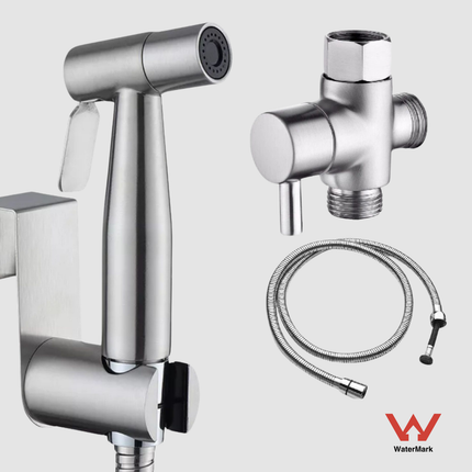 Conor Ember 1.0 Silver Handheld Bidet Spray with Installation Kit