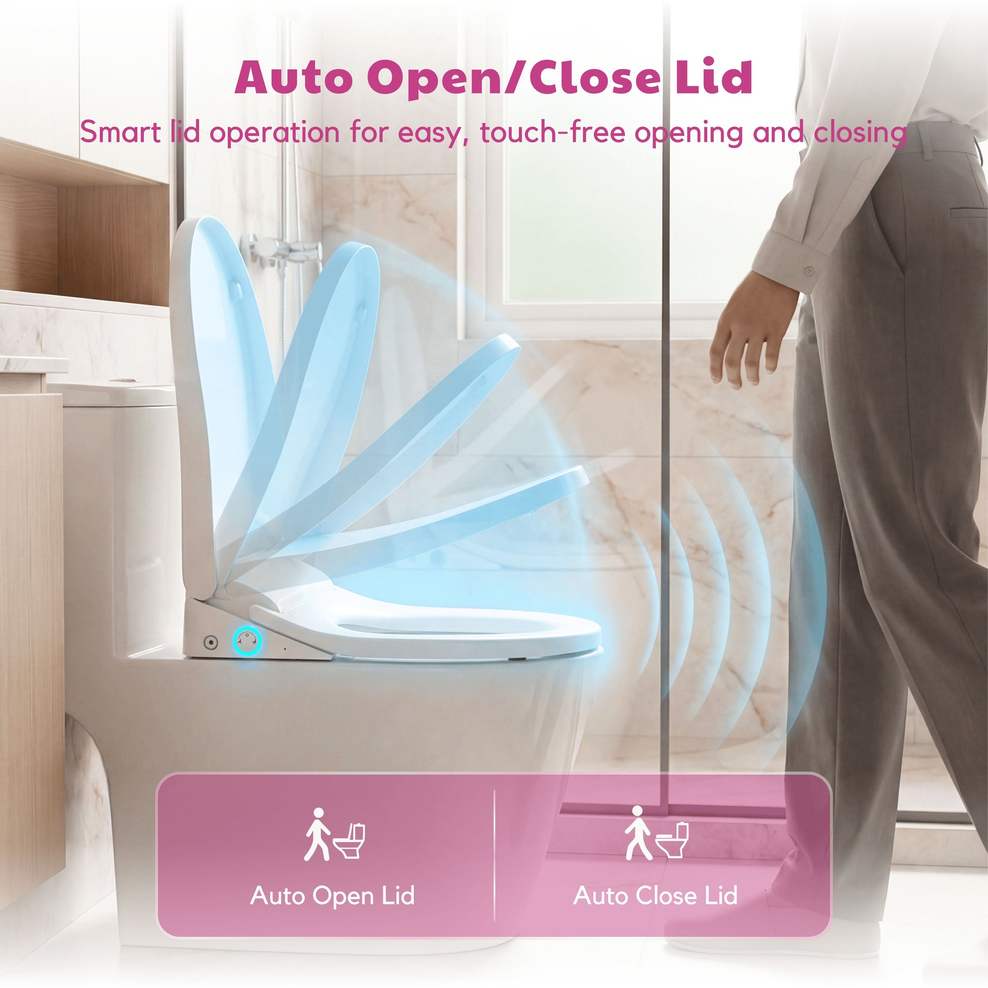 Conor Arista Smart Bidet Seat with Auto Open/Close & Installation Kit Conor 