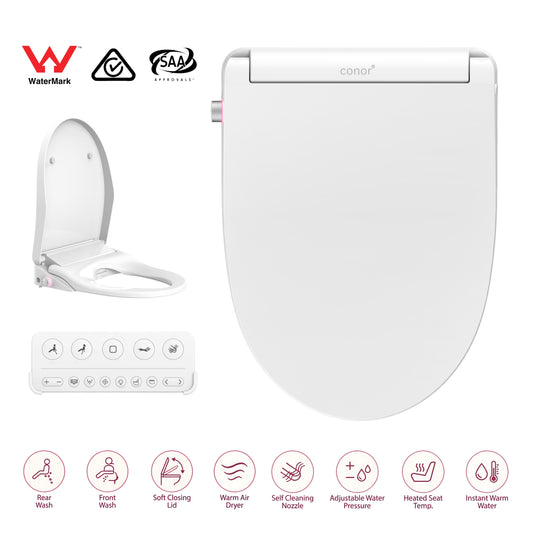 Conor Arista Smart Bidet Seat with Installation Kit Conor 