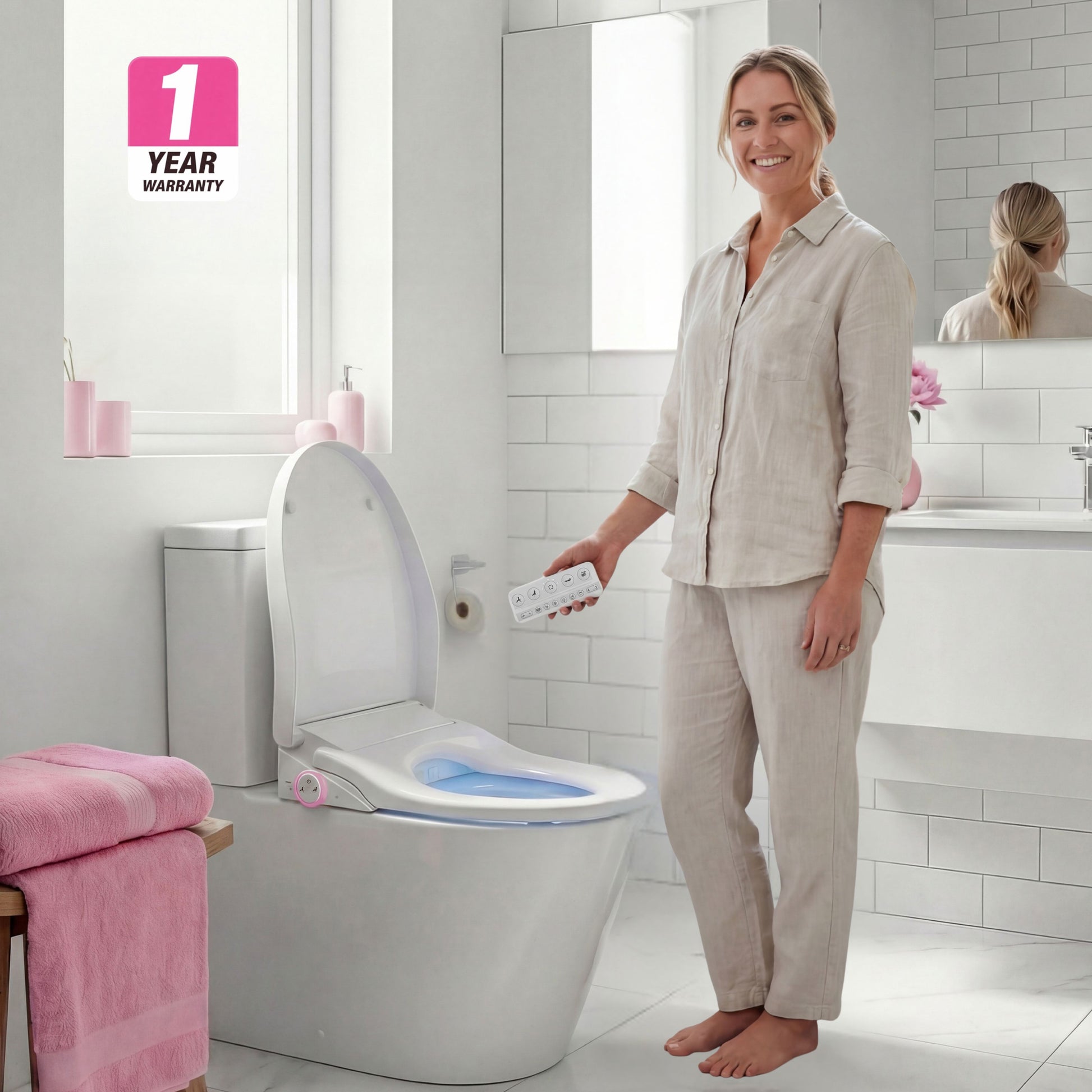 Conor Arista Smart Bidet Seat with Installation Kit Conor 