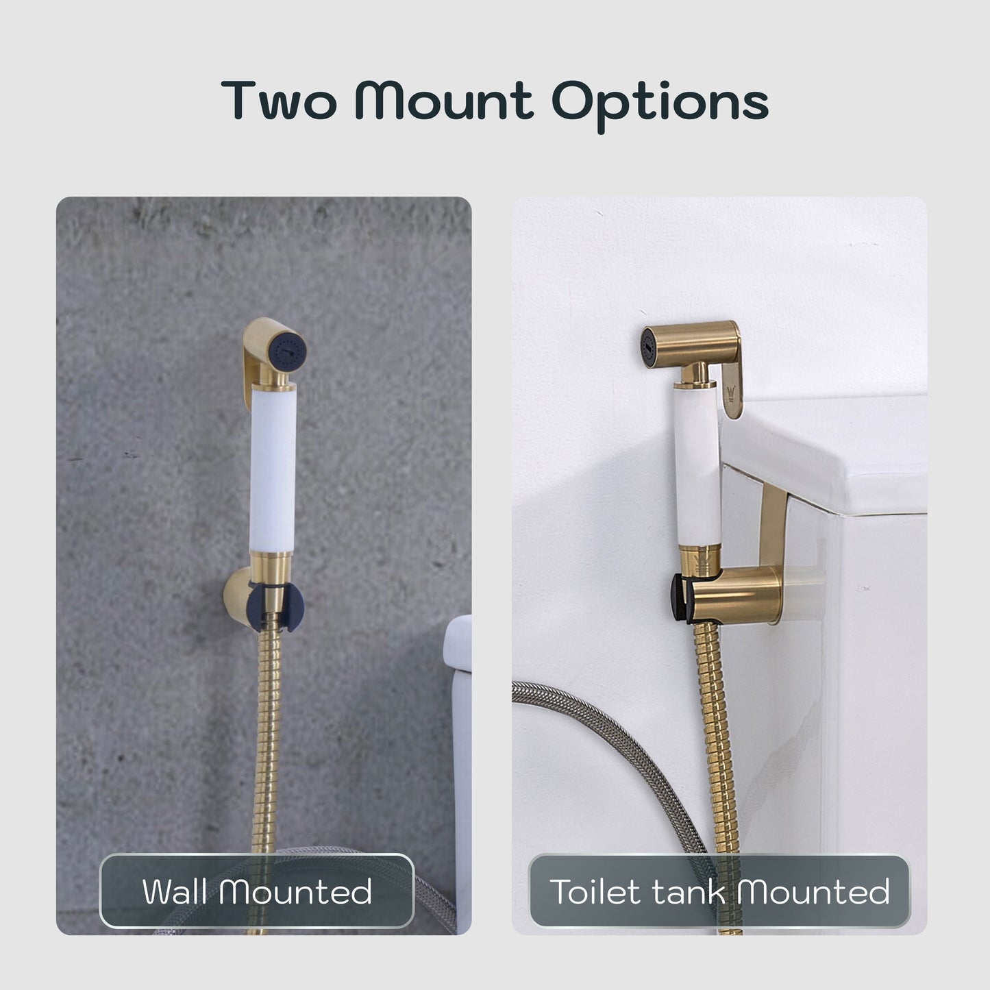 Conor Earth 1.0 Gold Handheld Bidet Spray with Installation Kit conors.com.au 