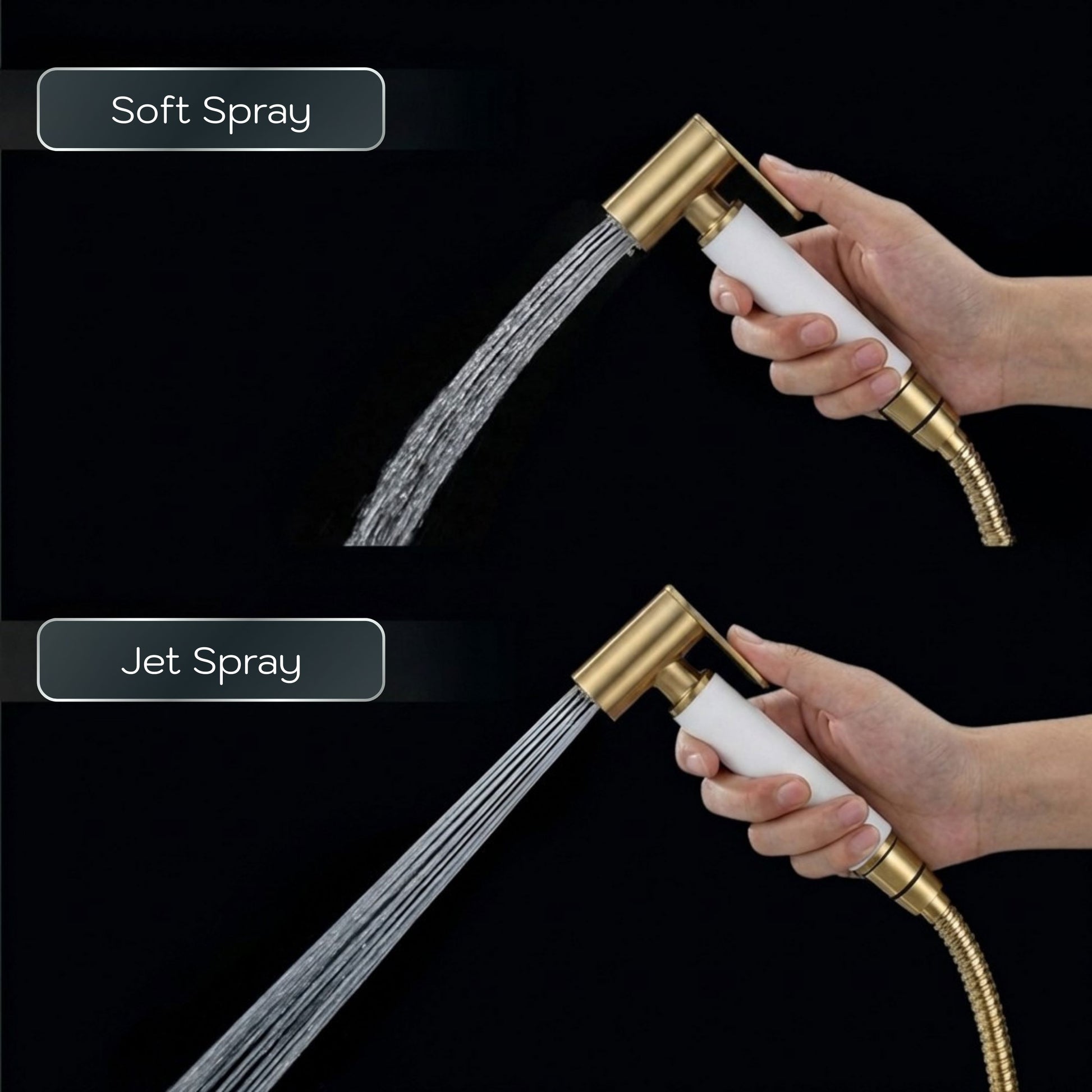 Conor Earth 1.0 Gold Handheld Bidet Spray with Installation Kit conors.com.au 