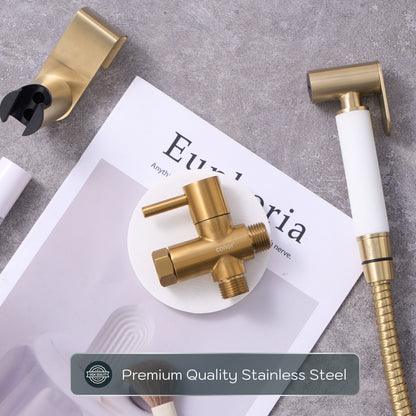 Conor Earth 1.0 Gold Handheld Bidet Spray with Installation Kit conors.com.au 