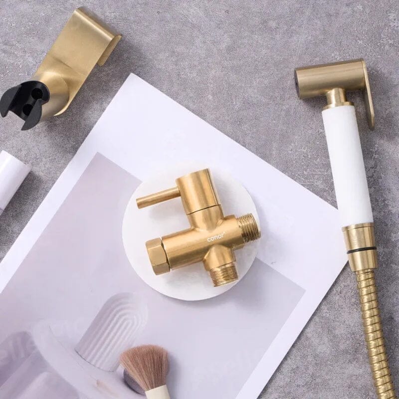 Conor Earth 1.0 Gold Handheld Bidet Spray with Installation Kit conors.com.au 