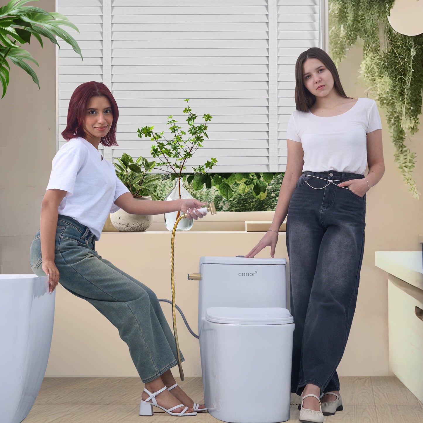 Conor Earth 1.0 Gold Handheld Bidet Spray with Installation Kit conors.com.au 