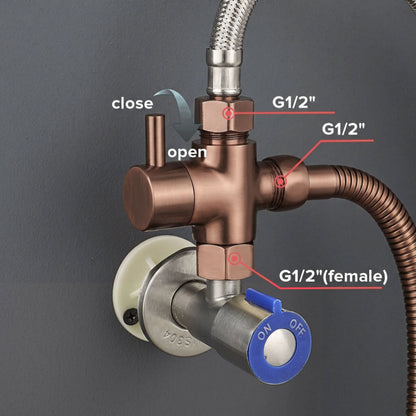 Conor Earth 1.0 Rose Gold Handheld Bidet Spray with Installation Kit conors.com.au 