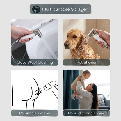 Conor Earth 1.0 White Handheld Bidet Spray with Installation Kit conors.com.au 