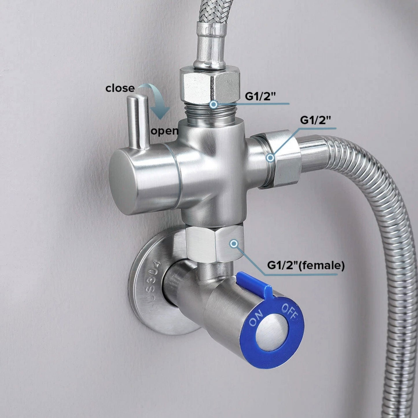 Conor Earth 1.0 White Handheld Bidet Spray with Installation Kit conors.com.au 