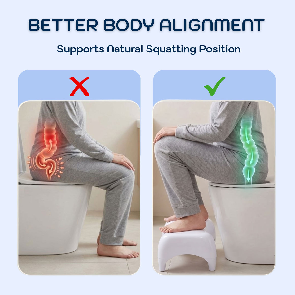 Designed to Support a More Natural Toilet Posture