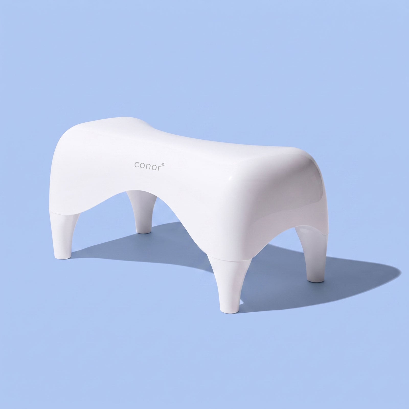 Conor Eco Toilet Foot Stool - White