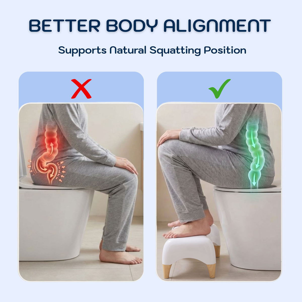 Designed to Support a More Natural Toilet Posture