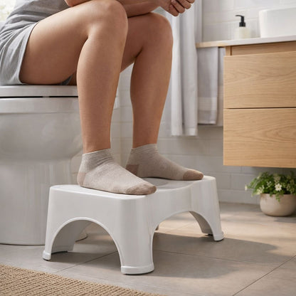 Conor Eco Toilet Stool – Ergonomic Non-Slip Design for Better Posture conors.com.au 
