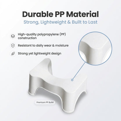 Conor Eco Toilet Stool – Ergonomic Non-Slip Design for Better Posture conors.com.au 