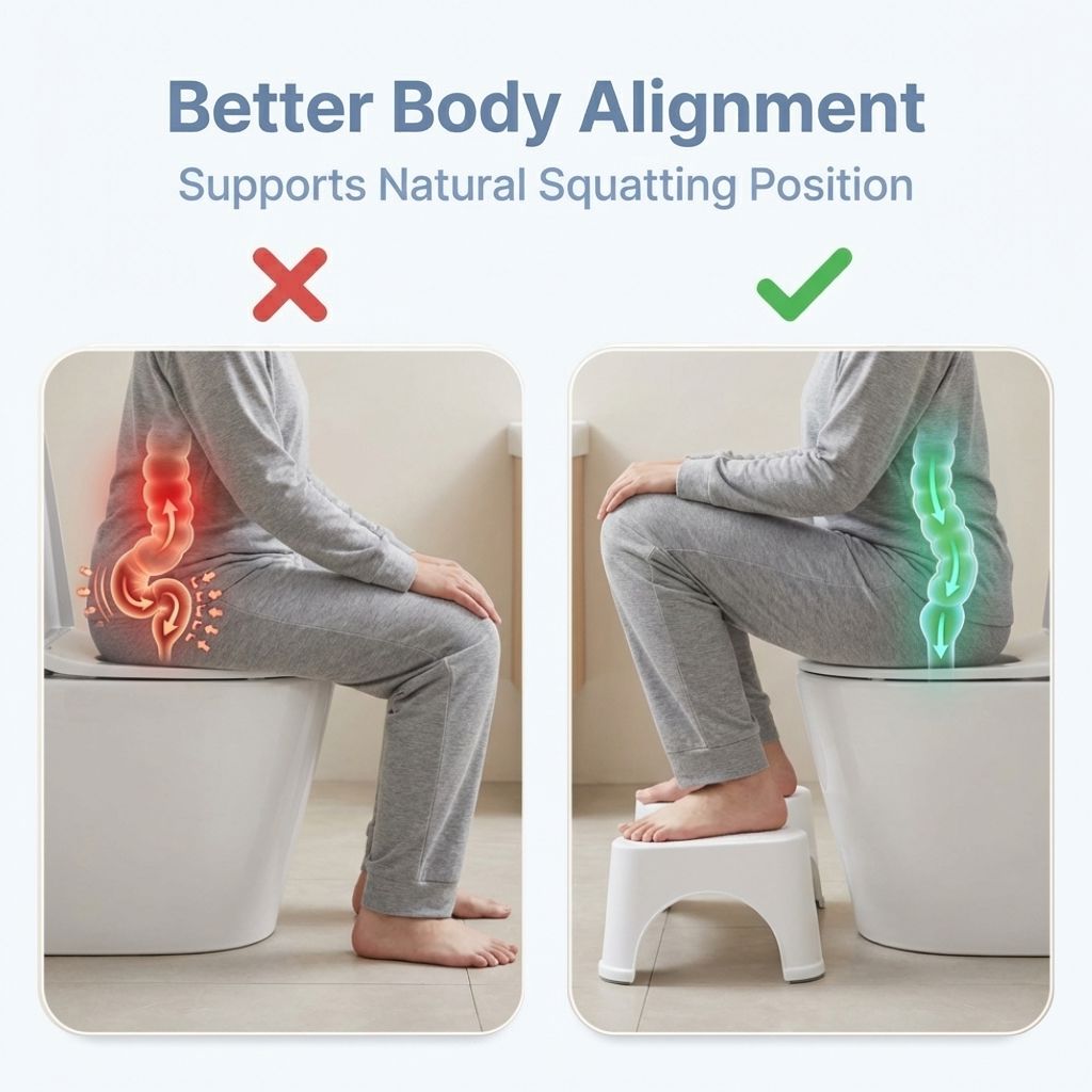 Conor Eco Toilet Stool – Ergonomic Non-Slip Design for Better Posture conors.com.au 