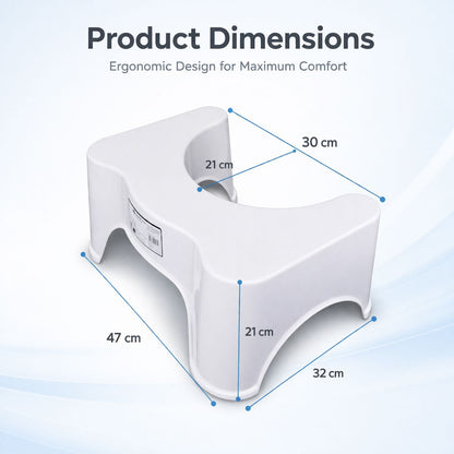 Conor Eco Toilet Stool – Ergonomic Non-Slip Design for Better Posture conors.com.au 