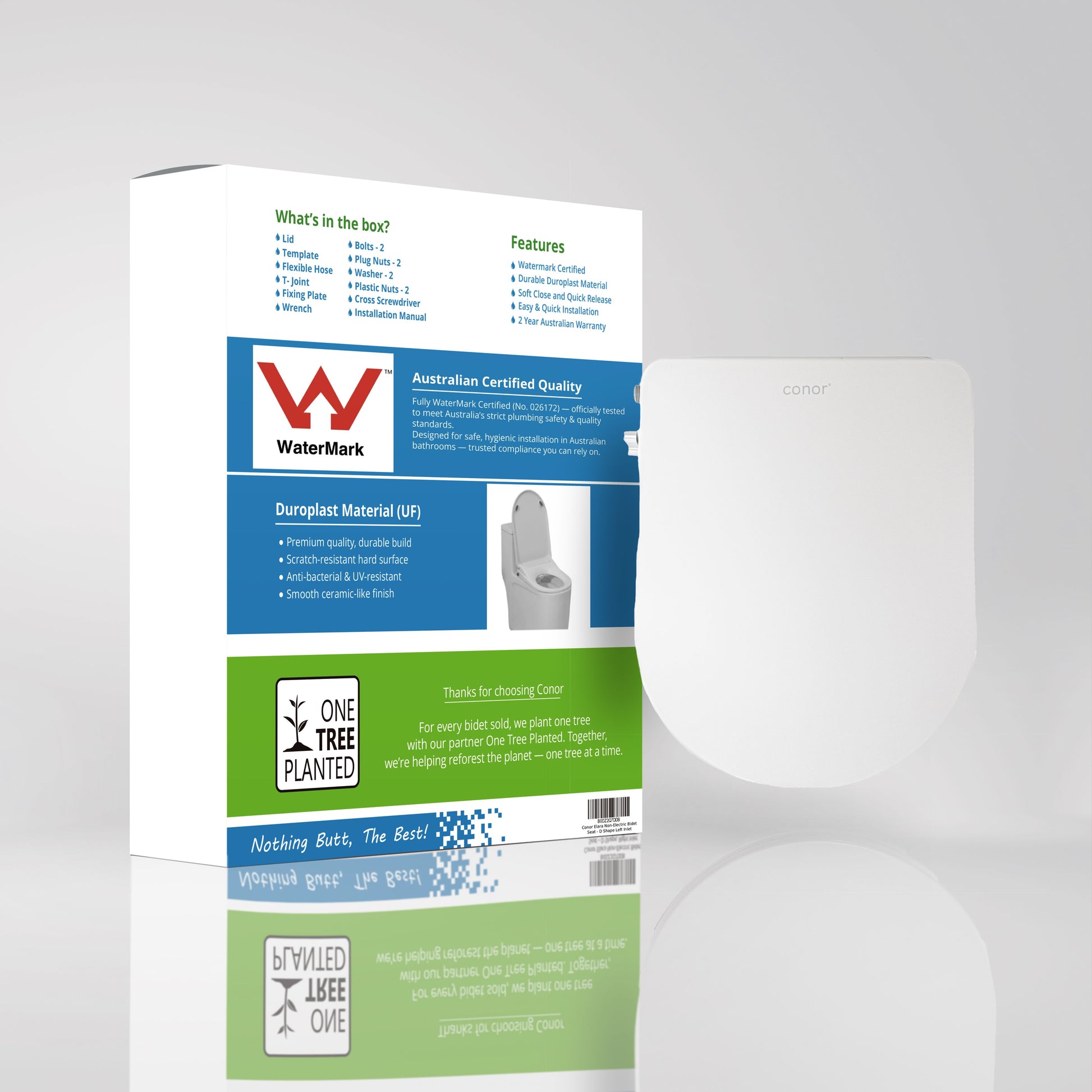 Toilet with Left Water Inlet