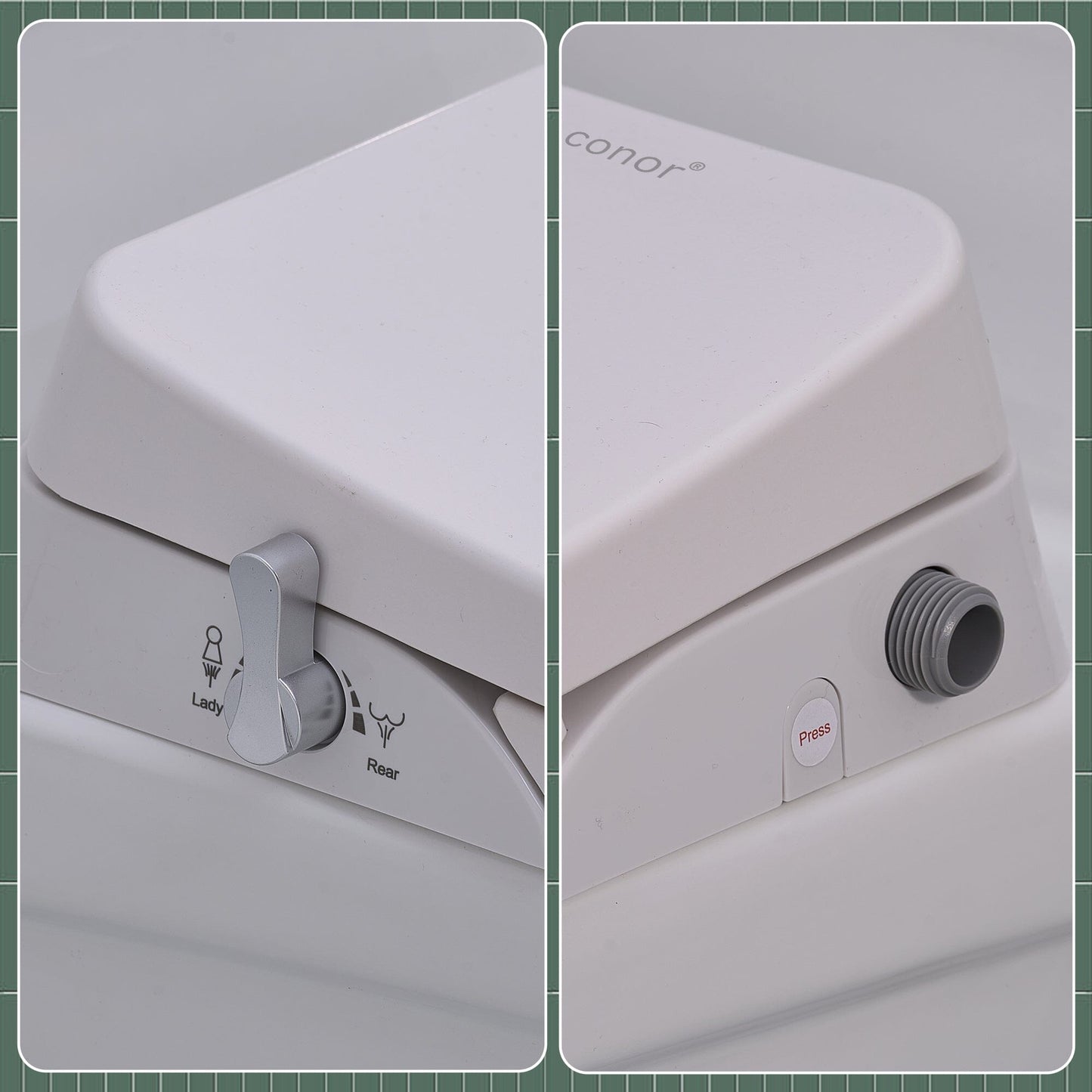 Toilet with Right Water Inlet