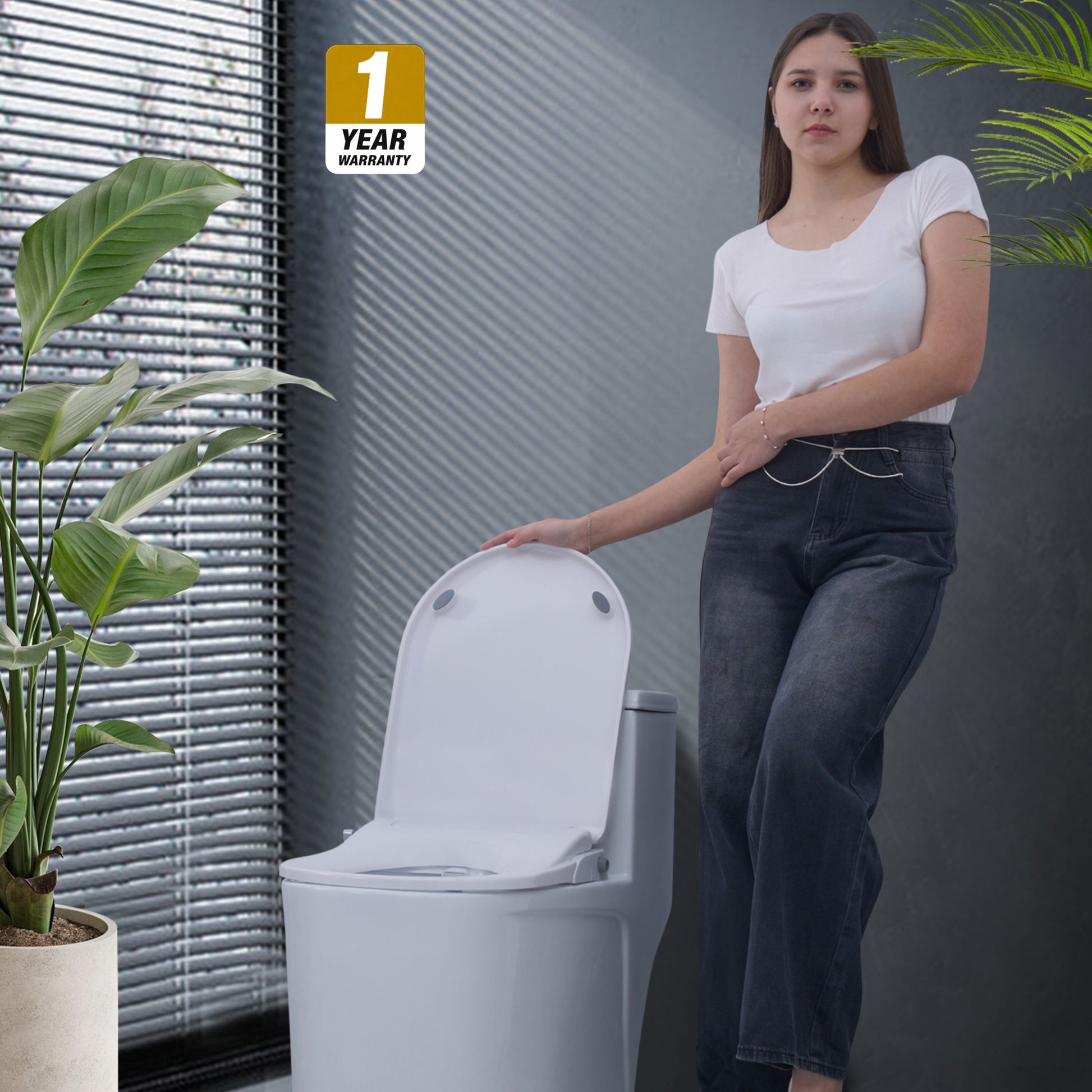 Toilet with Right Water Inlet