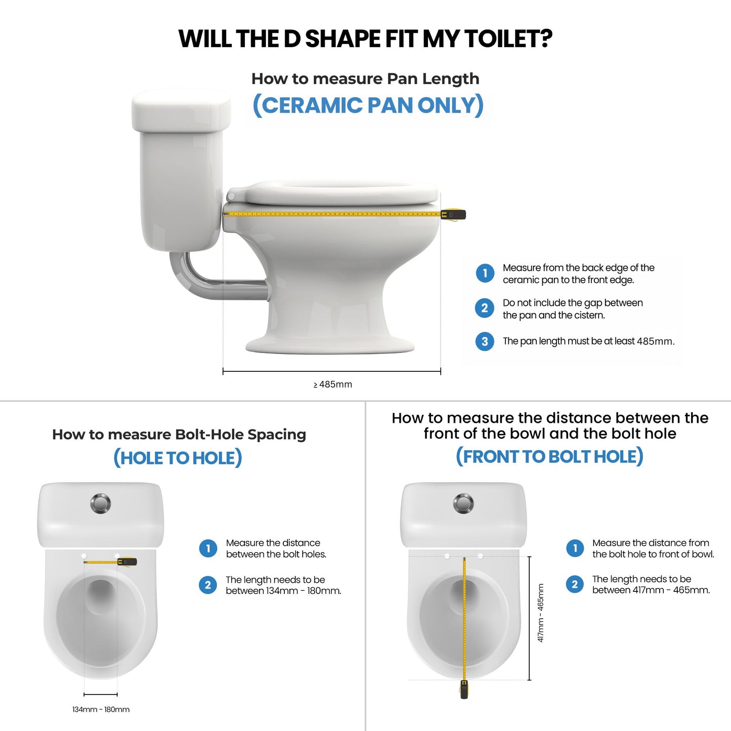 Conor Elara Non Electric D Shape Bidet Toilet Seat with Installation Kit conors.com.au 