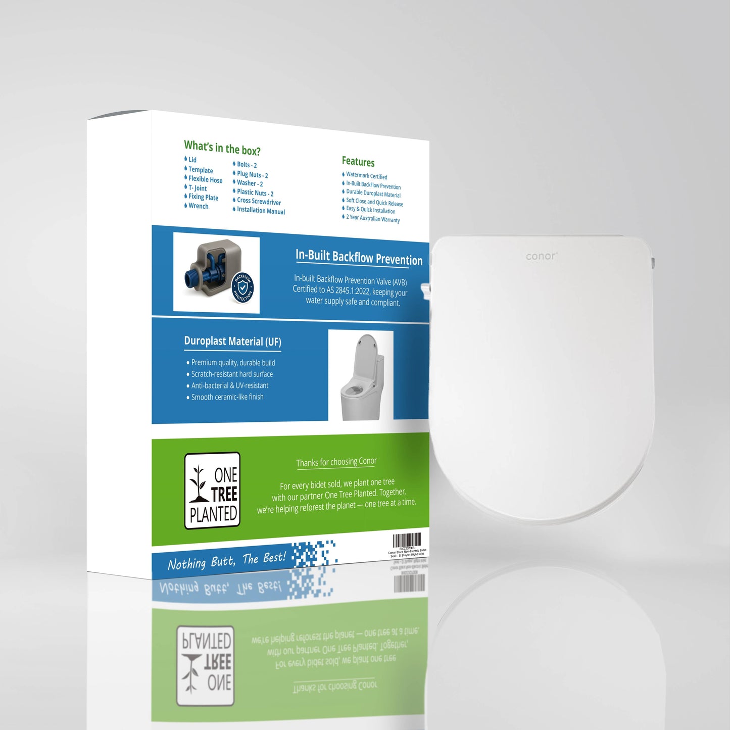 Toilet with Right Water Inlet