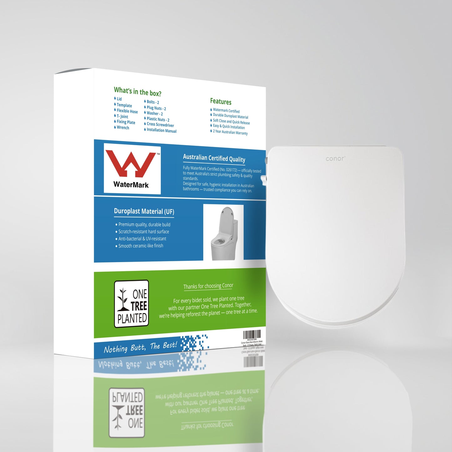 Toilet with Right Water Inlet