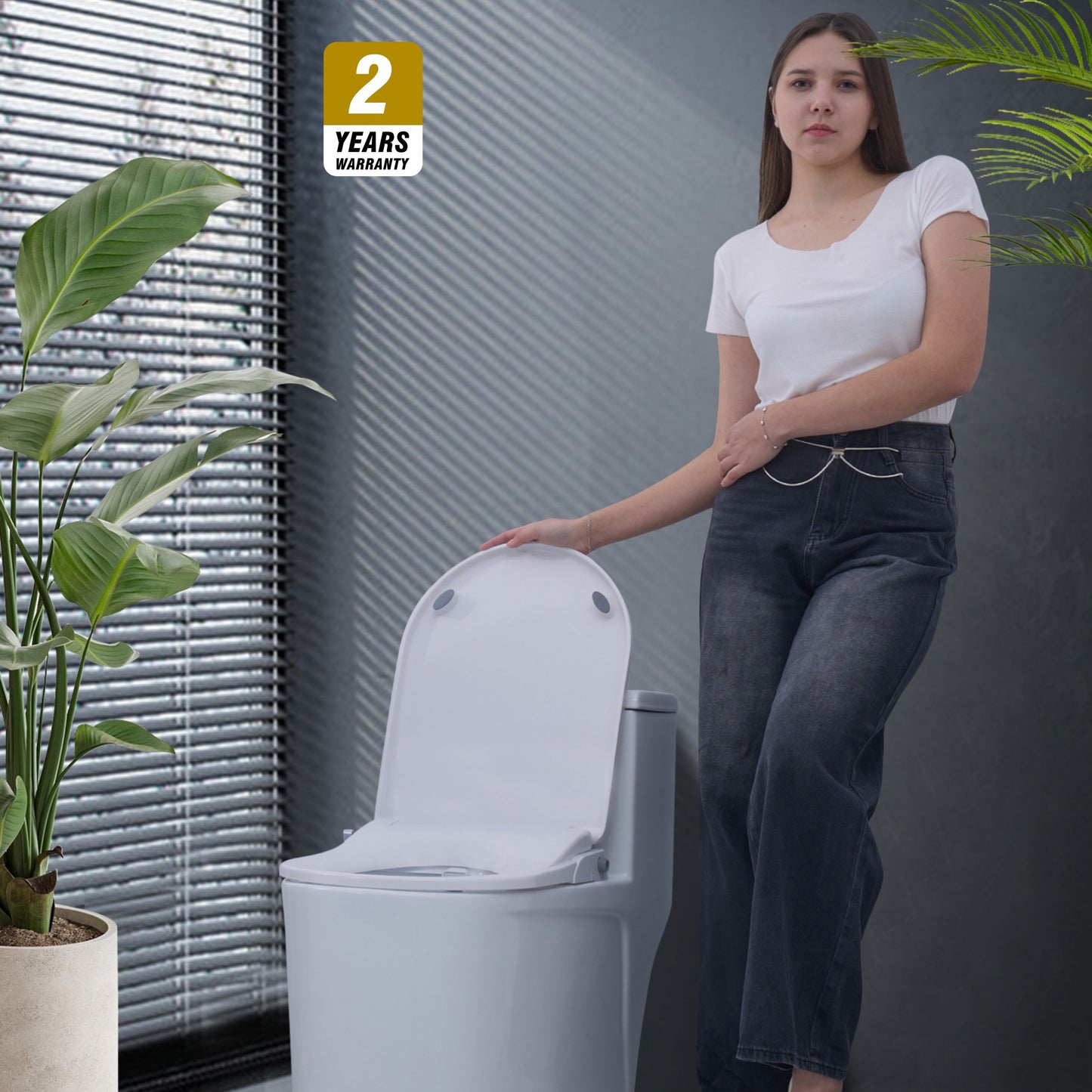 Toilet with Right Water Inlet