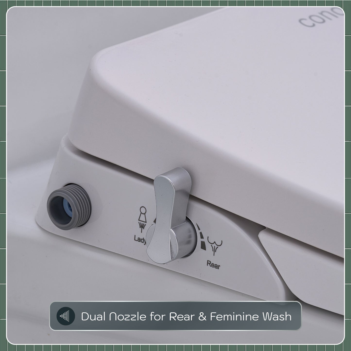 Toilet with Left Water Inlet