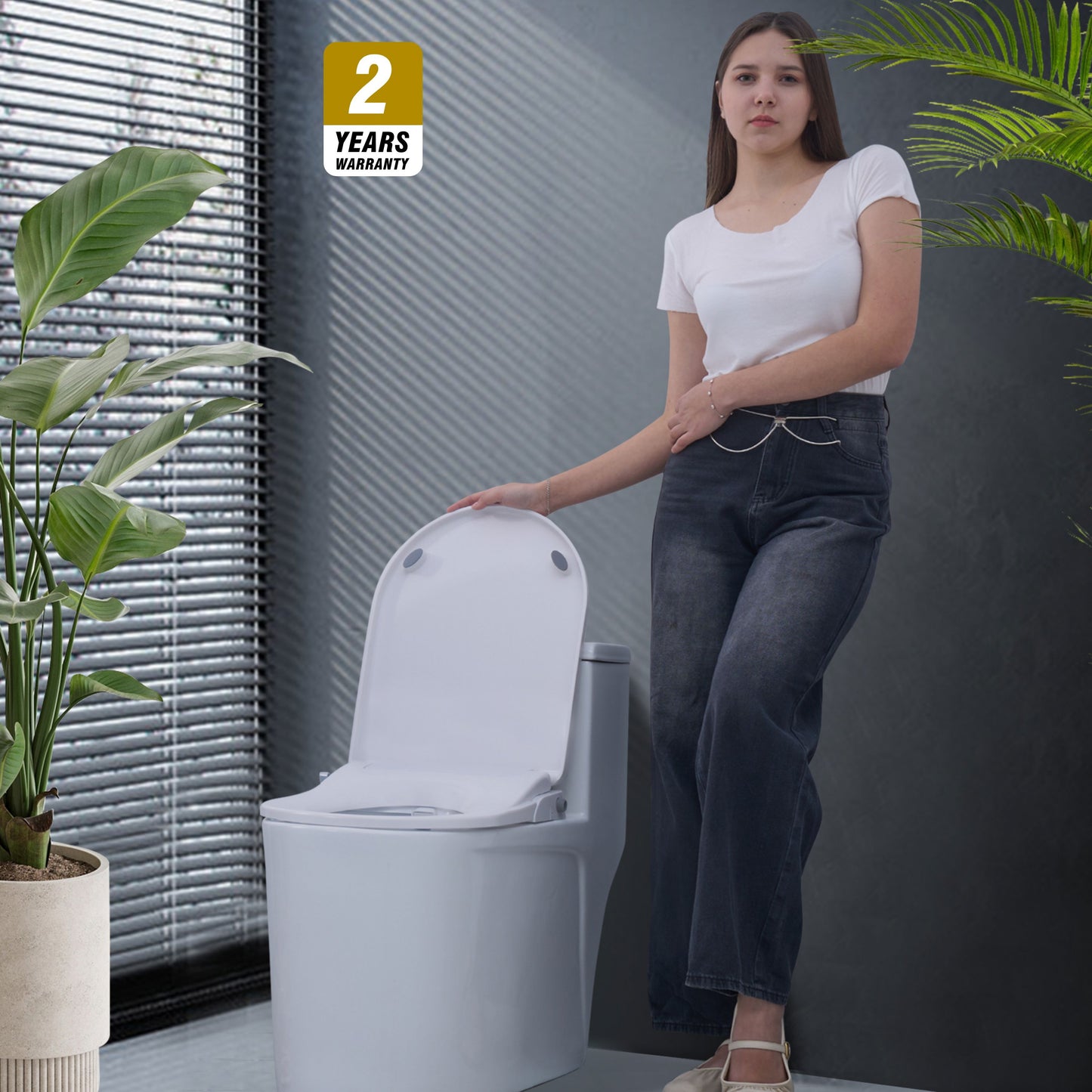 Toilet with Left Water Inlet