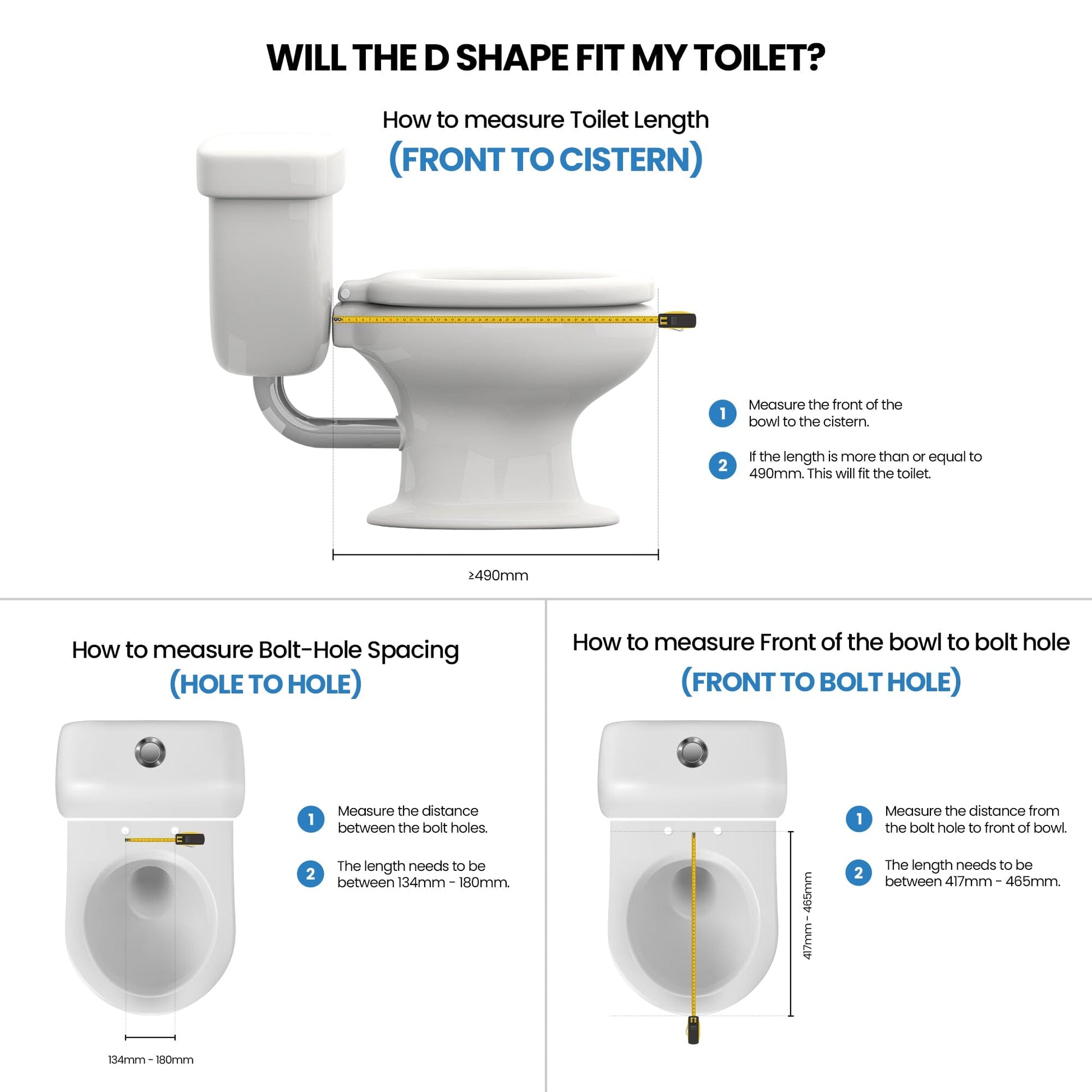 Toilet with Left Water Inlet