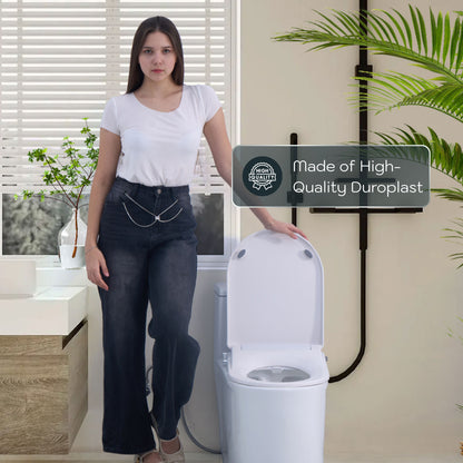 Conor Elara Non Electric D Shape Bidet Toilet Seat with Installation Kit conors.com.au 