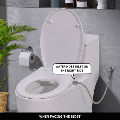 Toilet with Right Water Inlet