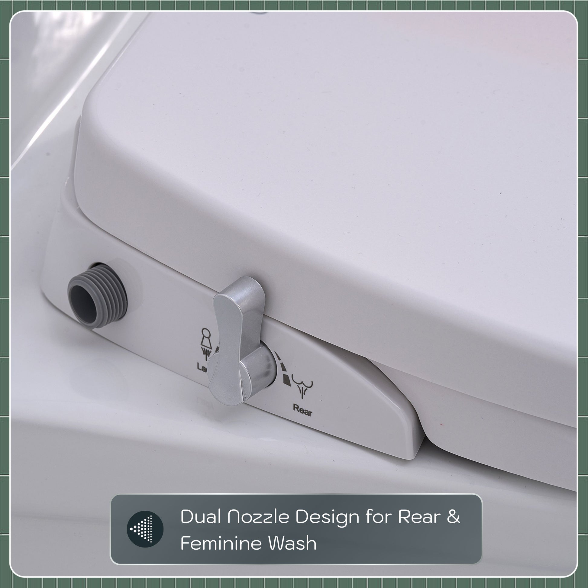 Toilet with Left Water Inlet