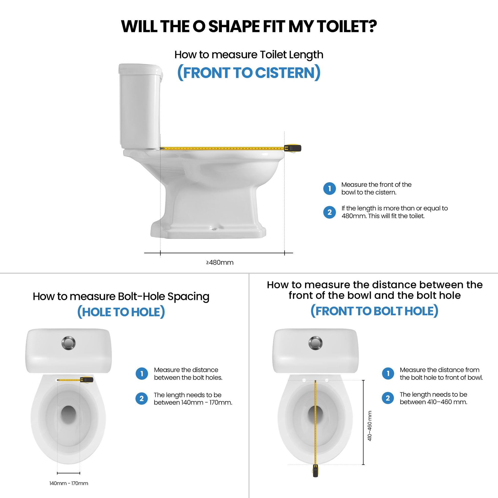 Conor Elara Non Electric O Shape Bidet Toilet Seat with Installation Kit conors.com.au 